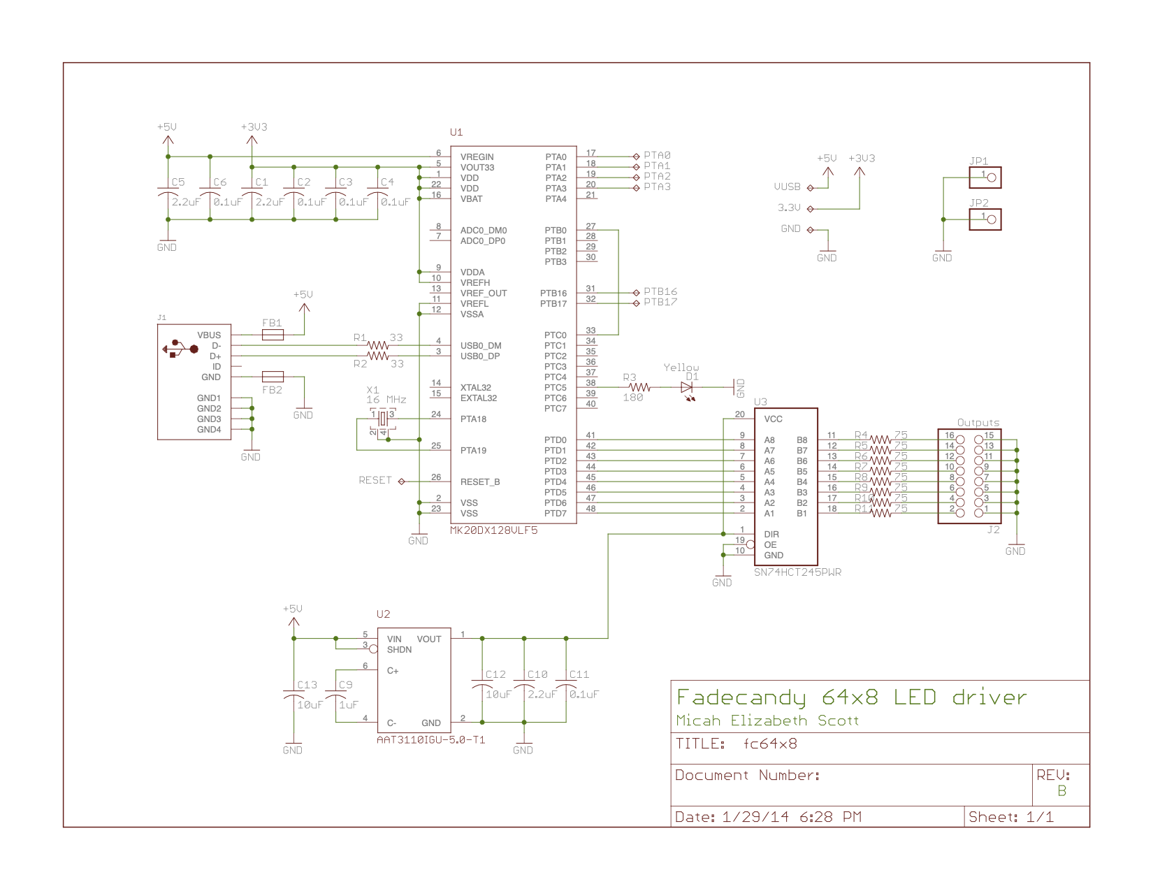 fx64x8 schematic