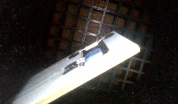 Close-up of the first aftermarket sensing element